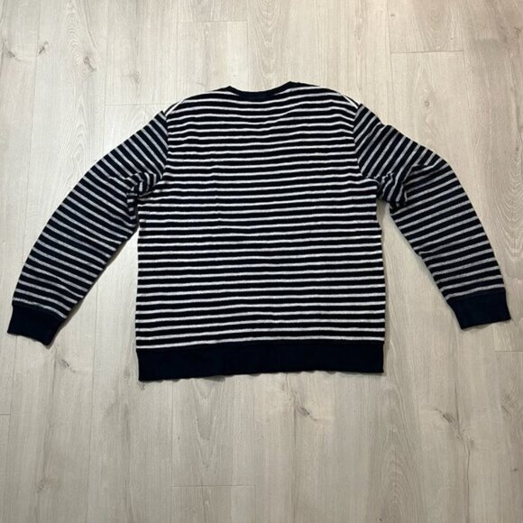 Armani Exchange Crew Neck Striped Knit Pullover Sweater Men's XXL Black White - Picture 6 of 6